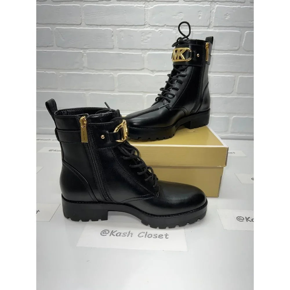 New Michael kors boots Kincaid Lace up boots - Black Various sizes available_4